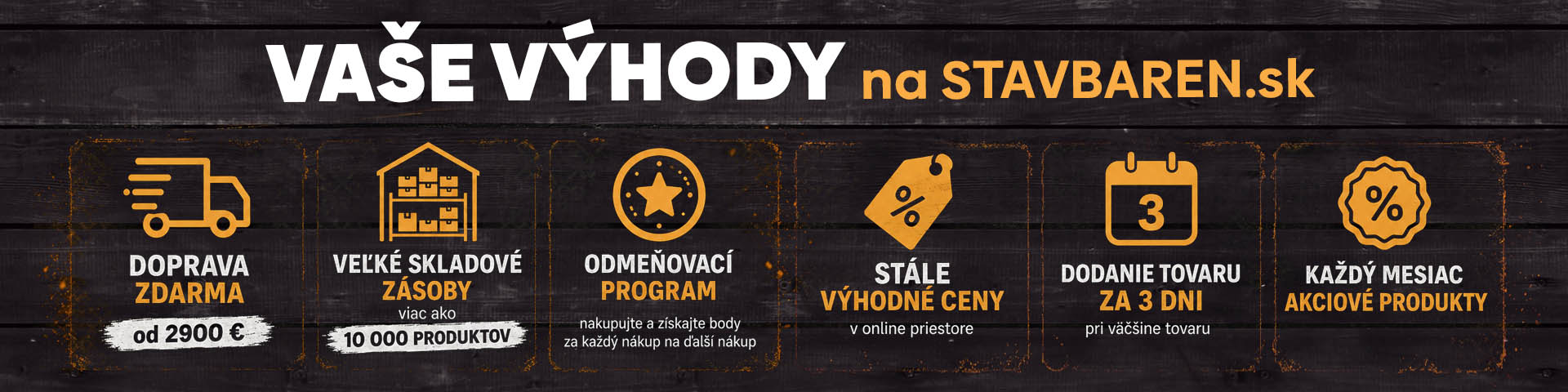 Vaše výhody